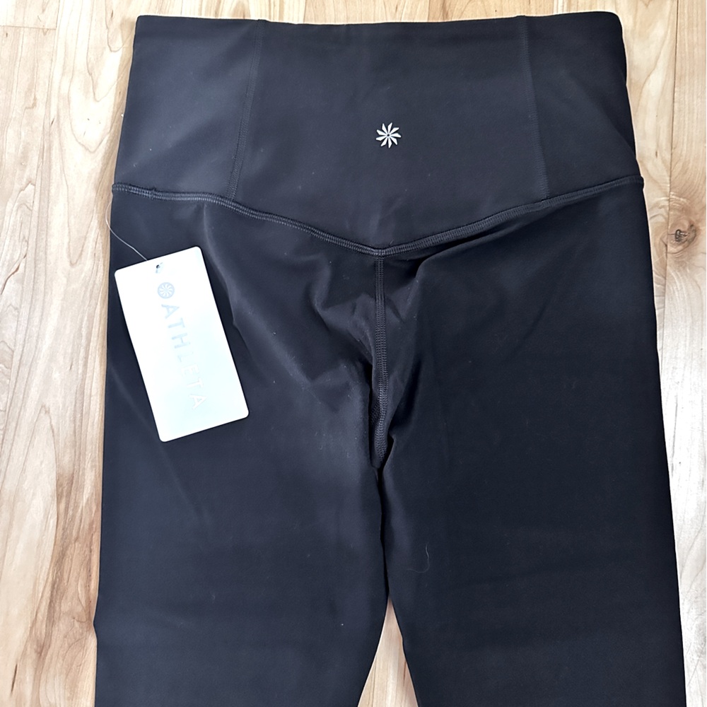 Athleta Ultra High Rise Elation Tight, Black Regular Length Sz.Small NWT